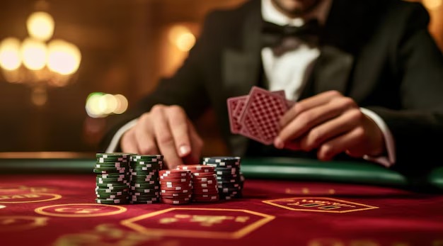 Ikan Jackpot game interface with animated fish and live dealer feed